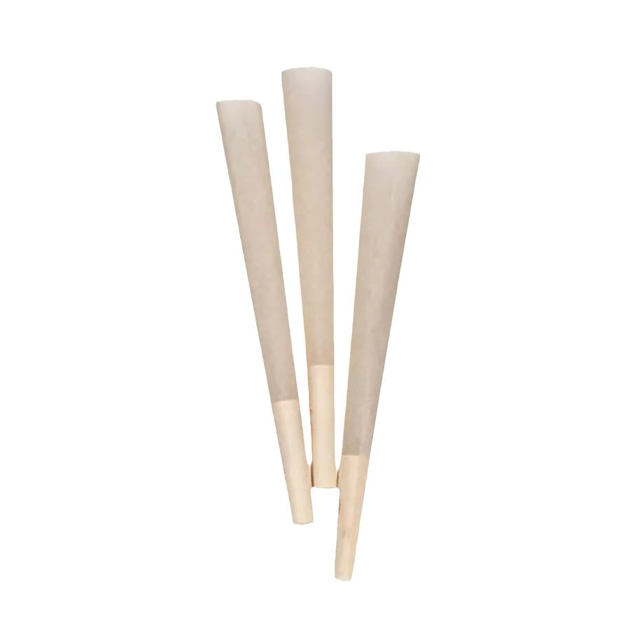110mm Brown Pre-Rolled Cones with Tips – Unbleached Rolling Paper