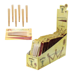 110mm HORNET Brown Pre-Rolled Cones with Tips – Unbleached Rolling Paper