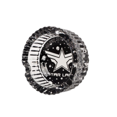 85mm Alien X OG LABS Glass Ashtray – Round Heat-Resistant Smoking Tray