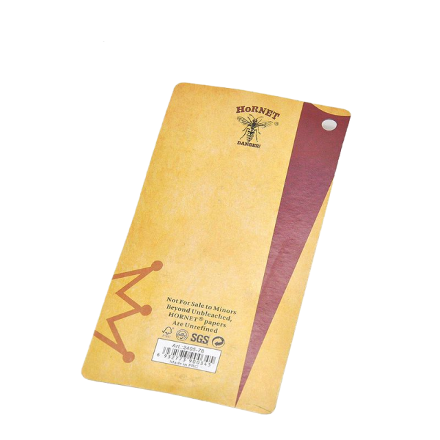 110mm HORNET Brown Pre-Rolled Cones with Tips – Unbleached Rolling Paper