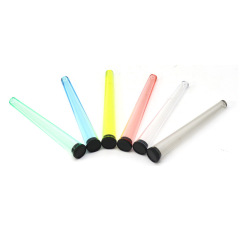 117mm Tapered Pre-Roll Tube – Transparent Plastic Odor-Proof Joint Cone Storage Container