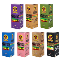 HONEYPUFF Pre-Rolled Cones 84mm with 26mm Filter – 75pcs Box