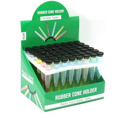 117mm Tapered Pre-Roll Tube – Transparent Plastic Odor-Proof Joint Cone Storage Container