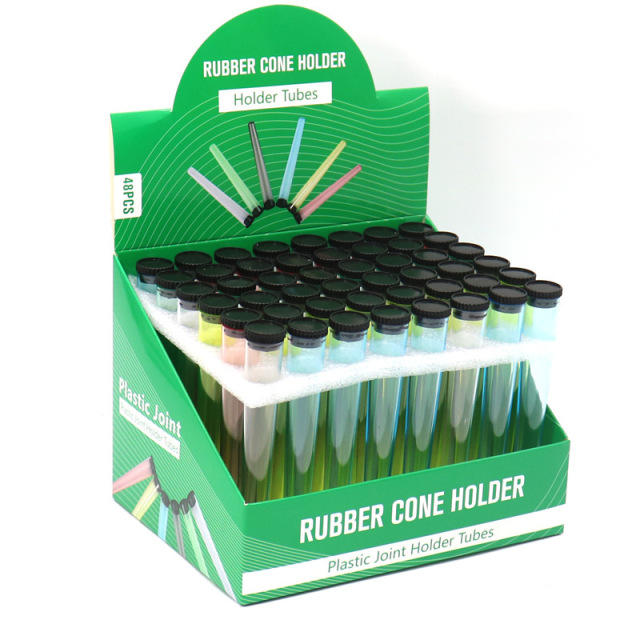 117mm Tapered Pre-Roll Tube – Transparent Plastic Odor-Proof Joint Cone Storage Container