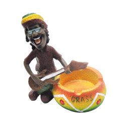 Rasta Man Resin Ashtray – Creative Reggae Style