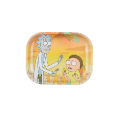 Small Printed Metal Rolling Tray – 18×14cm Durable Smoking Accessory