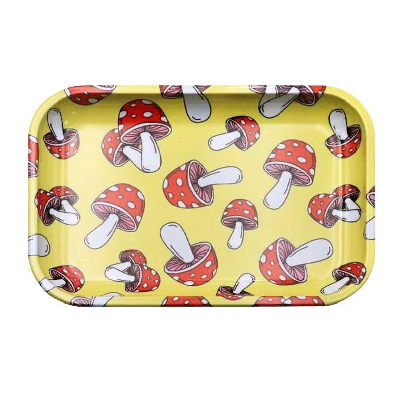Medium Metal Rolling Tray – 288×188mm, Creative Printed Design