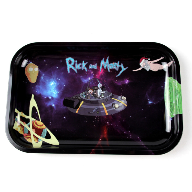 Large Printed Metal Rolling Tray – 28.8×19cm Smoking Accessories