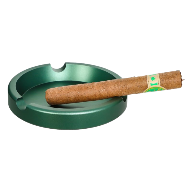 Aluminum Alloy Ashtray – Minimalist Round Design, 90mm Diameter