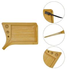 Mini Wooden Rolling Tray – Portable Cigarette Holder Board