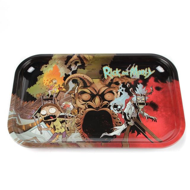 Large Printed Metal Rolling Tray – 28.8×19cm Smoking Accessories