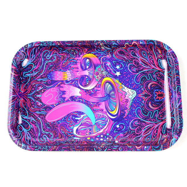 Large Printed Metal Rolling Tray – 28.8×19cm Smoking Accessories