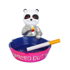 Resin Panda Ashtray – Creative Cartoon Design, 104×97mm