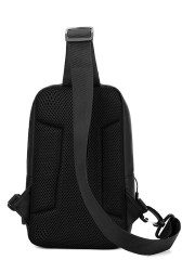 Secure Crossbody Sling Bag – Waterproof Anti-Theft Shoulder Chest Bag for Men