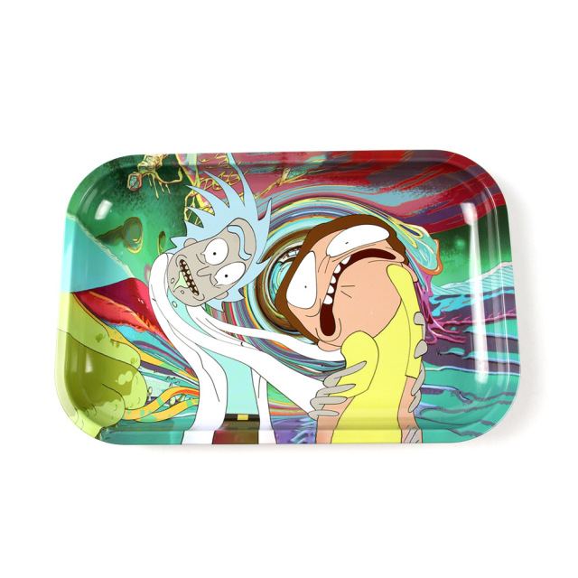Large Printed Metal Rolling Tray – 28.8×19cm Smoking Accessories
