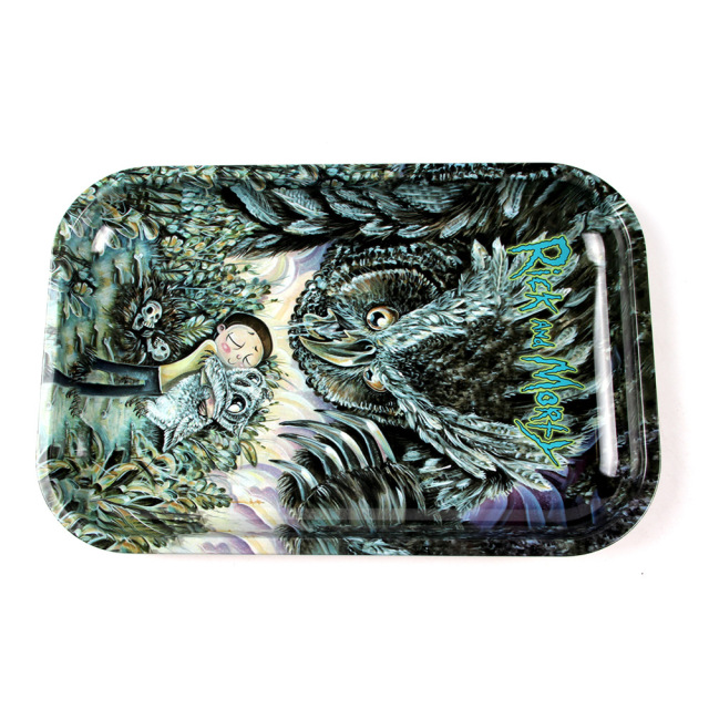 Large Printed Metal Rolling Tray – 28.8×19cm Smoking Accessories