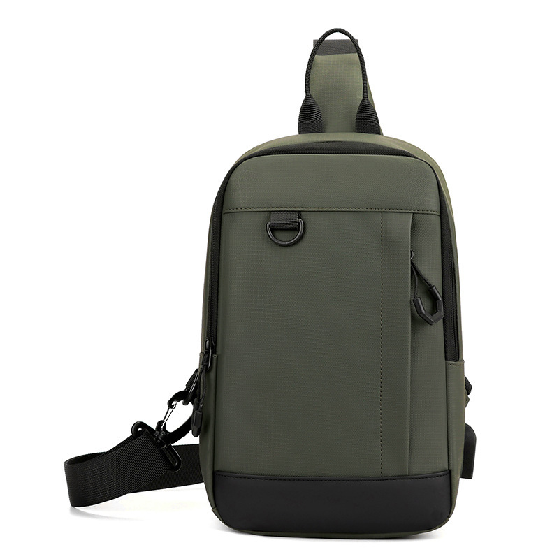 Secure Crossbody Sling Bag – Waterproof Anti-Theft Shoulder Chest Bag for Men