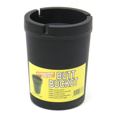 Plastic Car Ashtray – Portable Auto Cigarette Butt Bucket, Multi-Color Options
