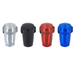 Mini Portable Metal Ashtray with Lid – Pocket Size Outdoor Travel Ashtray, 68×45mm