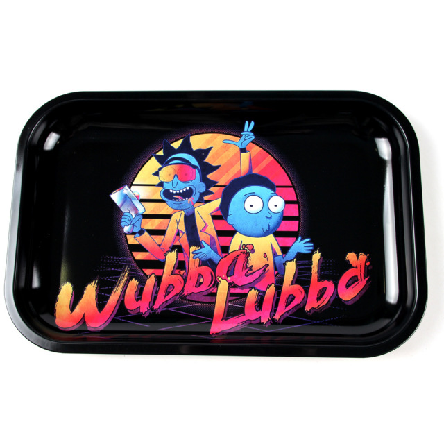 Large Printed Metal Rolling Tray – 28.8×19cm Smoking Accessories