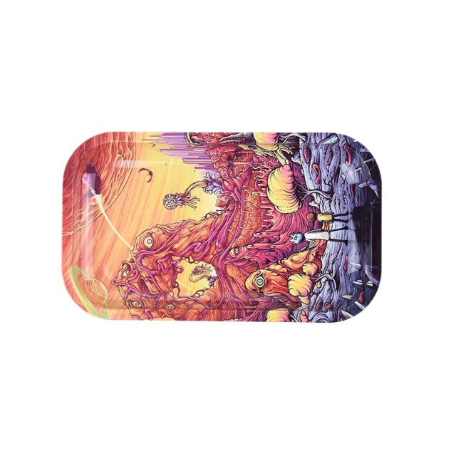 Colorful Printed Metal Rolling Tray – Small & Large Sizes Available