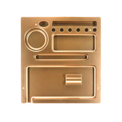 Multi-Function Rolling Tray – ABS Plastic Organizer with Compartments