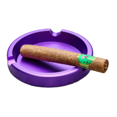 Aluminum Alloy Ashtray – Minimalist Round Design, 90mm Diameter