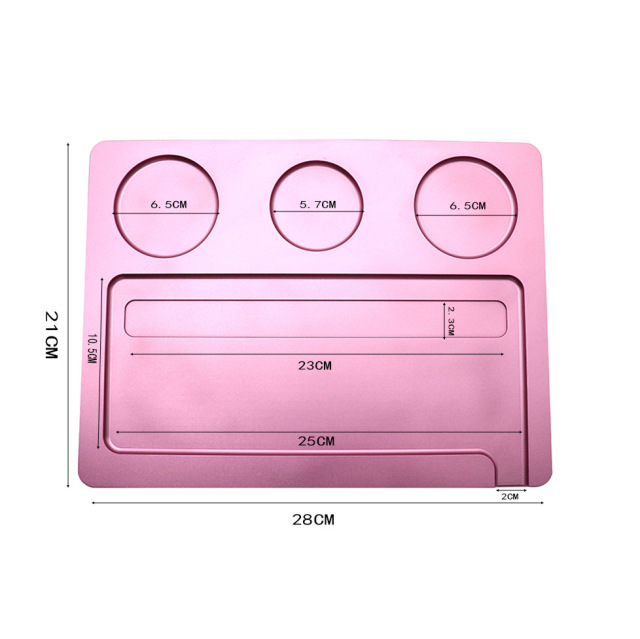 Premium Aluminum Alloy Rolling Tray – Multi-Functional Organizer 28×21cm