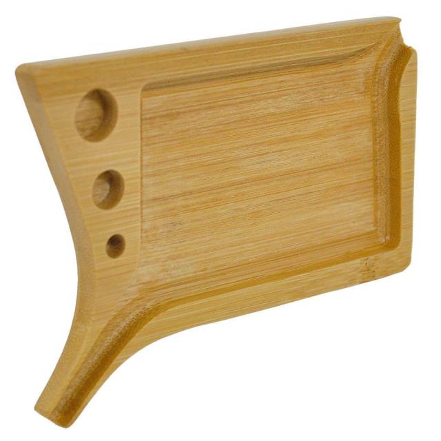 Mini Wooden Rolling Tray – Portable Cigarette Holder Board