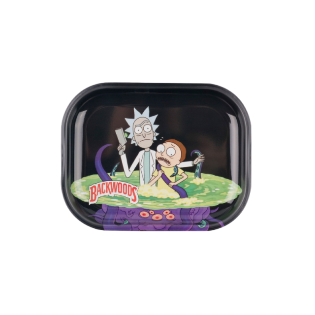 Small Printed Metal Rolling Tray – 18×14cm Durable Smoking Accessory