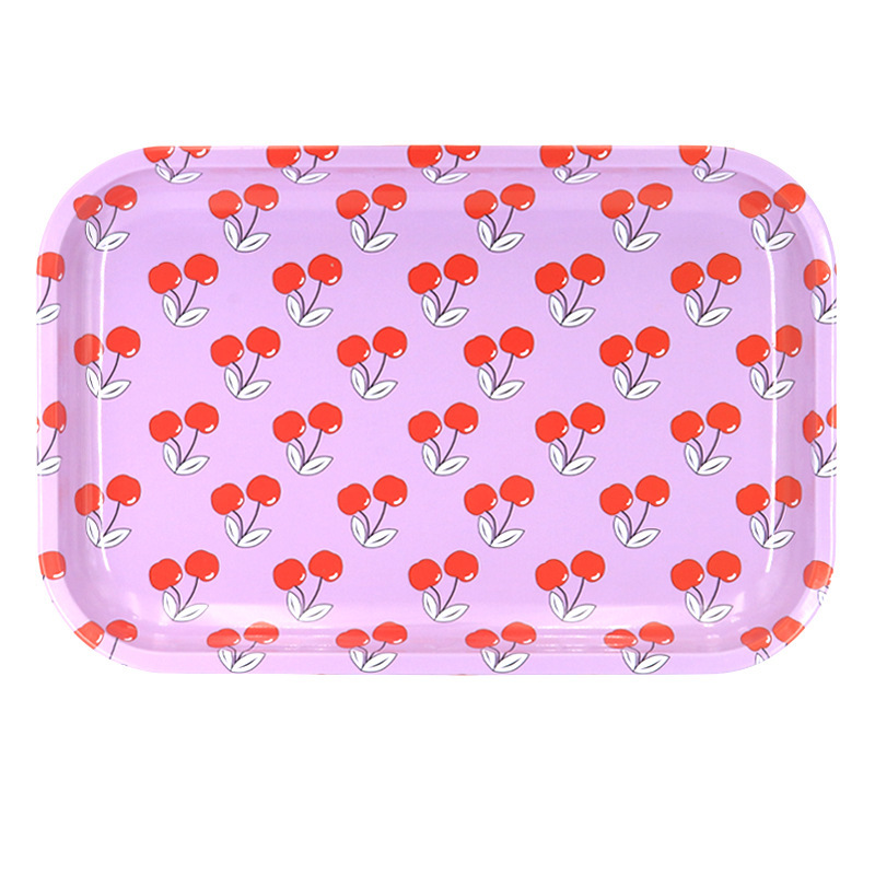 Medium Metal Rolling Tray – 288×188mm, Creative Printed Design