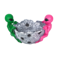 Resin Alien Ashtray – Creative UFO Design, 104×89mm, 196g