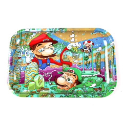 Large Printed Metal Rolling Tray – 28.8×19cm Smoking Accessories