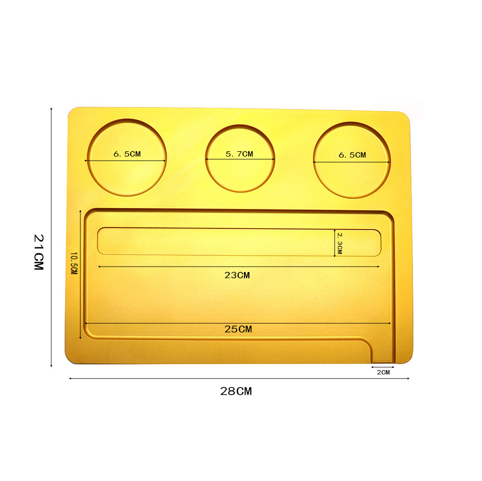 Premium Aluminum Alloy Rolling Tray – Multi-Functional Organizer 28×21cm