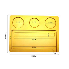 Premium Aluminum Alloy Rolling Tray – Multi-Functional Organizer 28×21cm