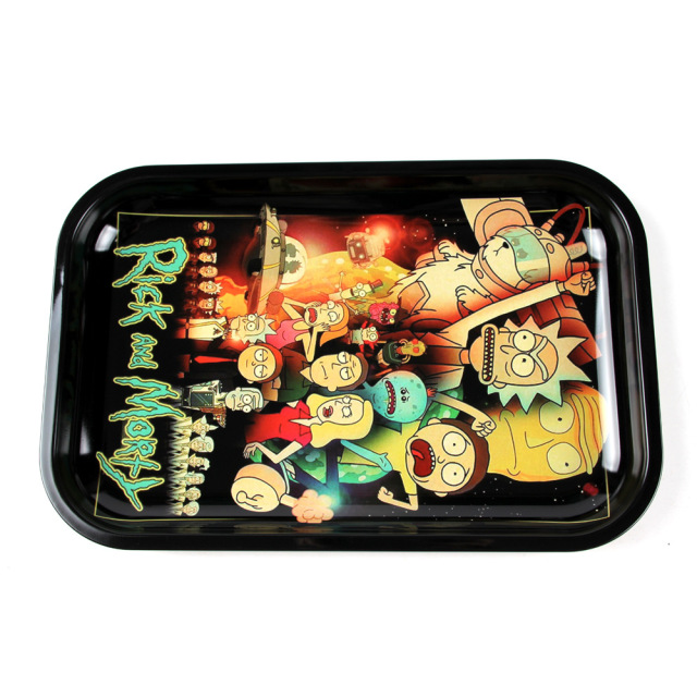 Large Printed Metal Rolling Tray – 28.8×19cm Smoking Accessories