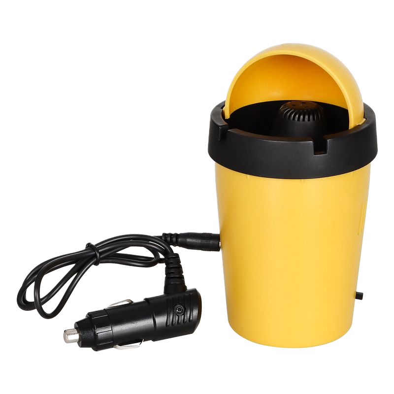 Car Ashtray with Lid – Auto Extinguishing Plastic Ashtray, 147×82mm