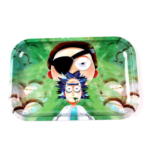 Large Printed Metal Rolling Tray – 28.8×19cm Smoking Accessories