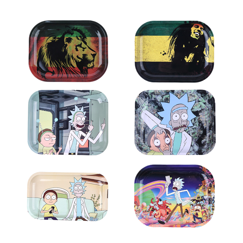 Colorful Printed Metal Rolling Tray – Small & Large Sizes Available