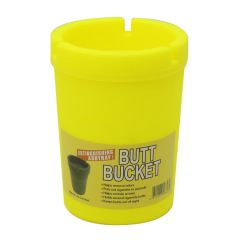 Plastic Car Ashtray – Portable Auto Cigarette Butt Bucket, Multi-Color Options