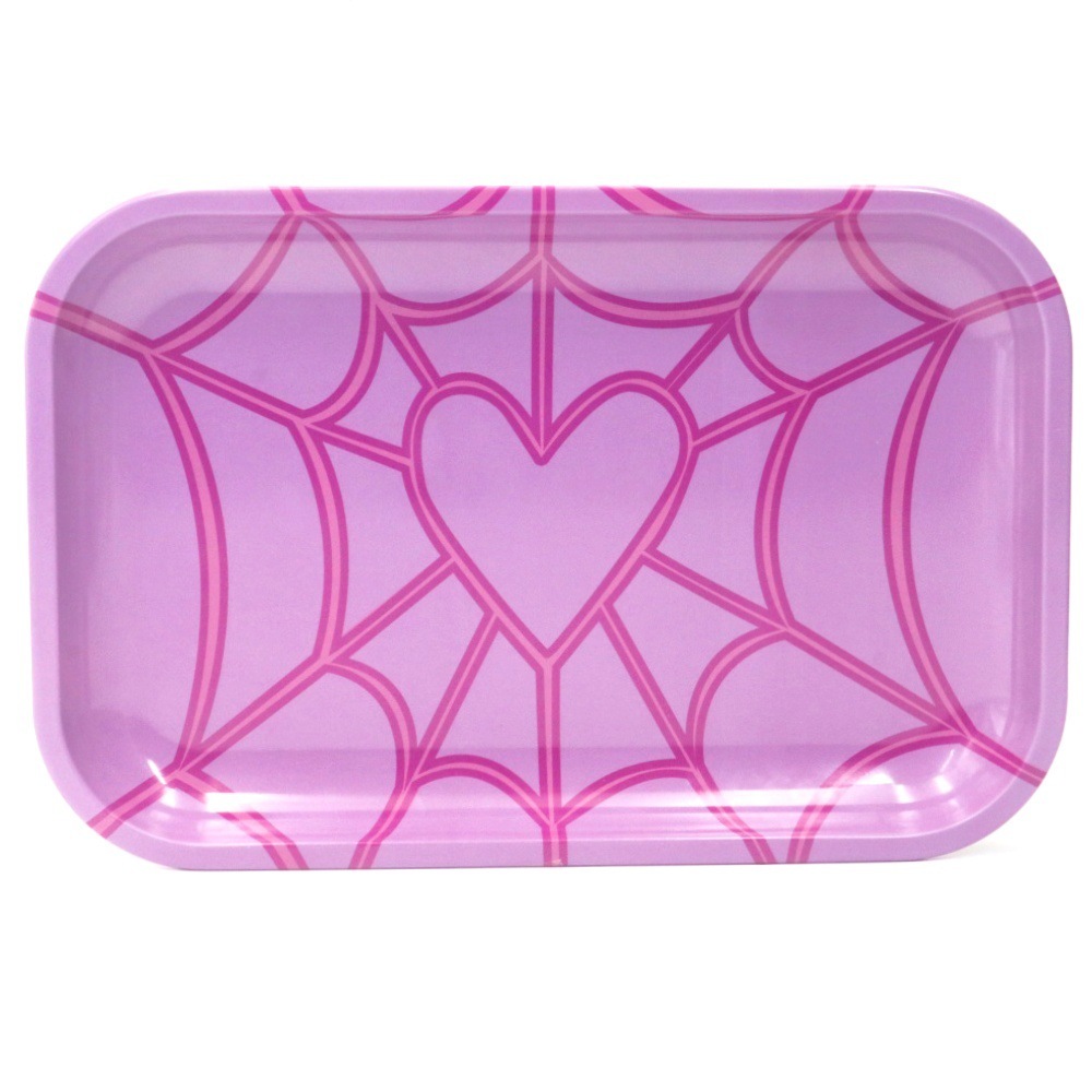 Medium Metal Rolling Tray – 288×188mm, Creative Printed Design