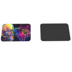 Magnetic Lid Rolling Tray Set – 180×125mm Metal Tray with PVC Magnetic Cover