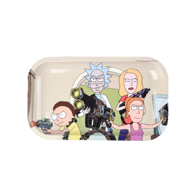 Colorful Printed Metal Rolling Tray – Small & Large Sizes Available