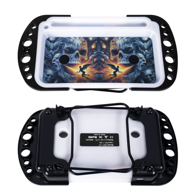 LED Rolling Tray with Stand – Multifunction Smoking Station