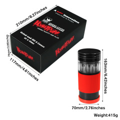 Herb Grinder with Cone Filler – All-in-One Automatic Filling Machine Smoking Accessory