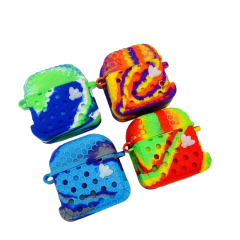 Silicone Honeycomb Nectar Collector with Stainless Steel Tip – Portable Smoking Pipe