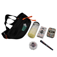 Shoulder Bag Smoking Kit – 6-Piece Set with Grinder, Rolling Papers, Tray & Storage Accessories