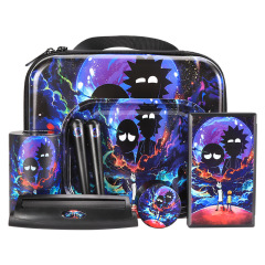 Deluxe Smoking Gift Set with Rolling Tray, Grinder, Storage Jar, Cone Tube & Rolling Machine