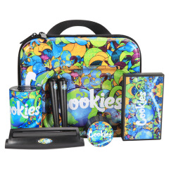 Deluxe Smoking Gift Set with Rolling Tray, Grinder, Storage Jar, Cone Tube & Rolling Machine