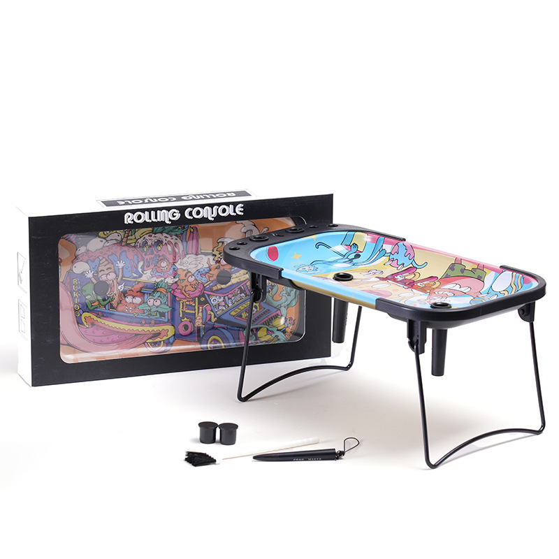 Folding Rolling Tray with Stand – Large Metal Tray for Rolling & Storage (31×16.8×5 cm)
